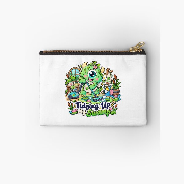 Item preview, Vacuuming Swamp Monster designed and sold by Thai Vibe Studio.