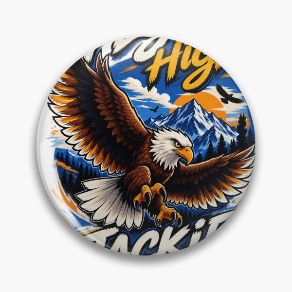 Item preview, Fly High Jackie Eagle T-Shirt – Bold Eagle Graphic Tee for Bird & Nature Lovers designed and sold by Artimax-Studio.