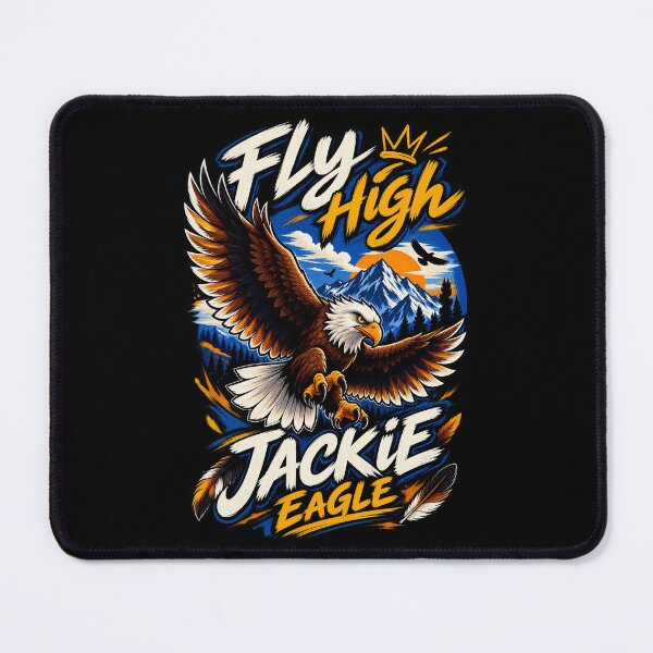 Item preview, Fly High Jackie Eagle T-Shirt – Bold Eagle Graphic Tee for Bird & Nature Lovers designed and sold by Artimax-Studio.