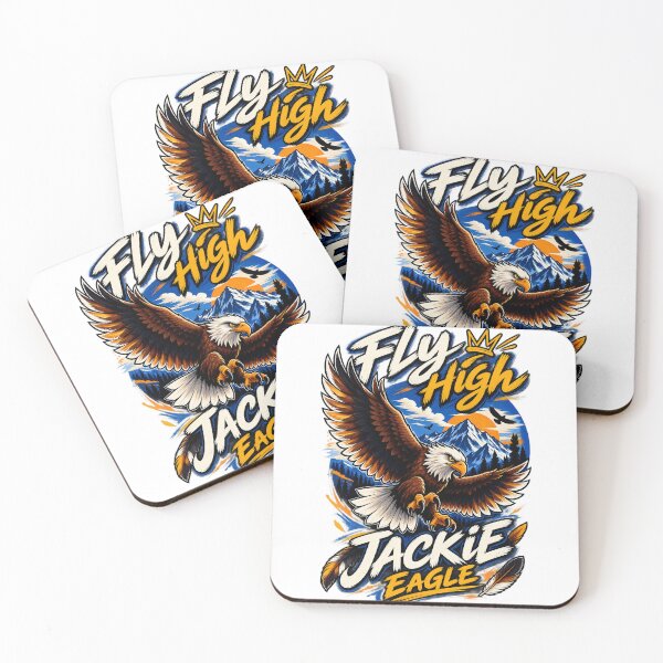 Item preview, Fly High Jackie Eagle T-Shirt – Bold Eagle Graphic Tee for Bird & Nature Lovers designed and sold by Artimax-Studio.