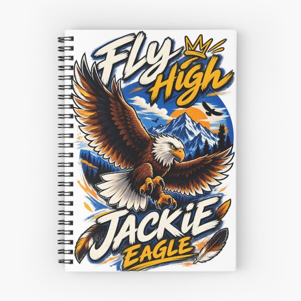Item preview, Fly High Jackie Eagle T-Shirt – Bold Eagle Graphic Tee for Bird & Nature Lovers designed and sold by Artimax-Studio.