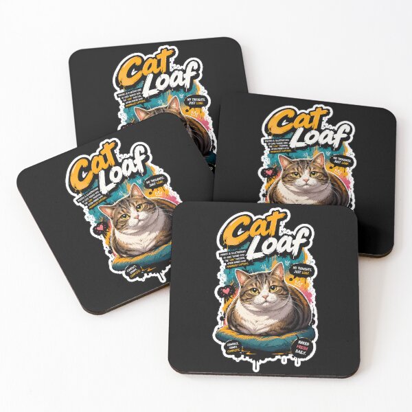 Item preview, Loaf Cat Bread Kitty Cute Lover Bakery Humor Relaxed Sitting Baking Domestic Funny Graphic Pun Design  designed and sold by DUMEJE.