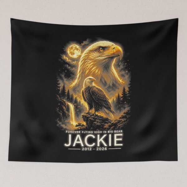 Item preview, Forever Flying High In Big Bear Jackie 2012 - 2026 Eagle Memorial designed and sold by CharlieConon.