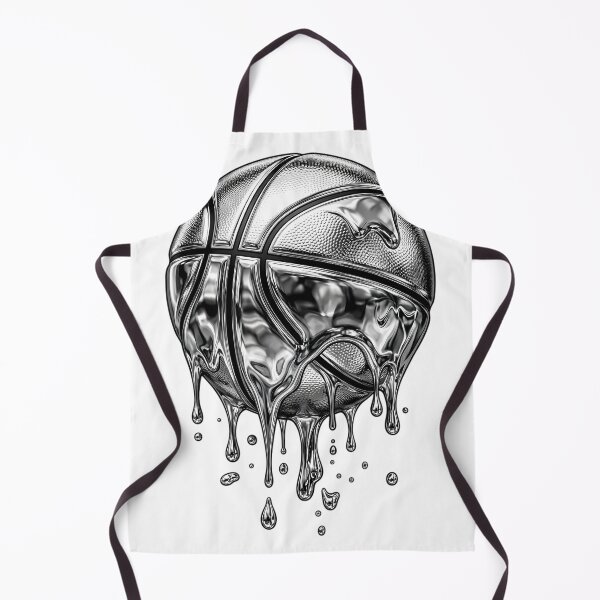 Item preview, Textured Silver Chrome Liquid Basketball designed and sold by DripCultureLab.