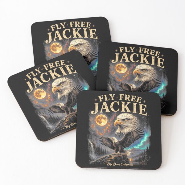 Item preview, Fly Free Jackie Eagle Wildlife Big Bear California Nature designed and sold by CharlieConon.
