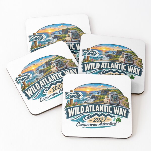 Item preview, Campervan Ireland Atlantic Way 2027 designed and sold by REAL IRISH GIFTS.