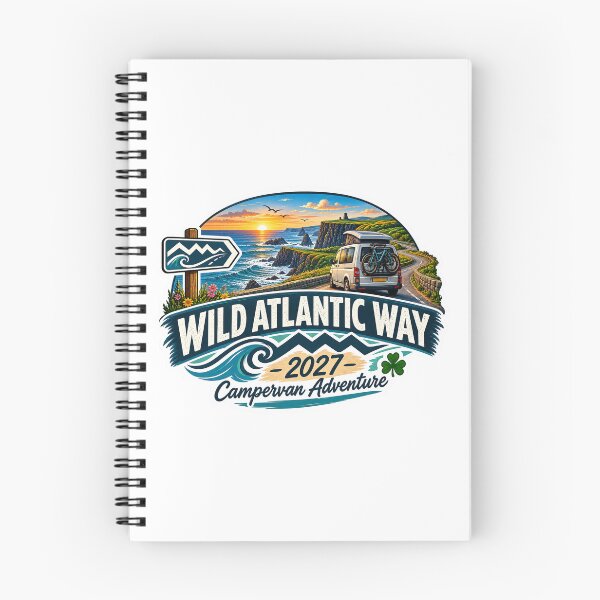 Item preview, Campervan Ireland Atlantic Way 2027 designed and sold by REAL IRISH GIFTS.