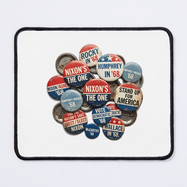 Item preview, Vintage 1968 Presidential Campaign Button Art designed and sold by war-aooldridge.