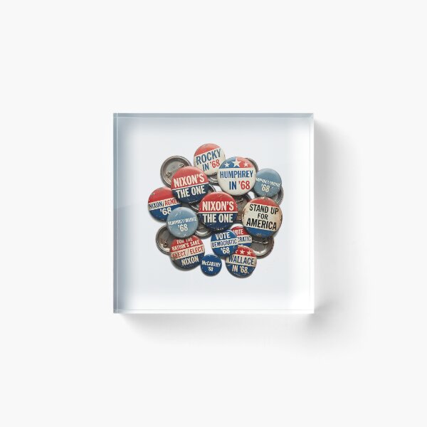 Item preview, Vintage 1968 Presidential Campaign Button Art designed and sold by war-aooldridge.