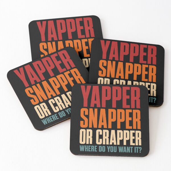 Item preview, Funny Yapper Snapper or Crapper Retro T-Shirt | Sarcastic Bathroom Humor Graphic Gift designed and sold by Trendably.