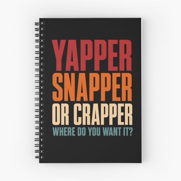Item preview, Funny Yapper Snapper or Crapper Retro T-Shirt | Sarcastic Bathroom Humor Graphic Gift designed and sold by Trendably.