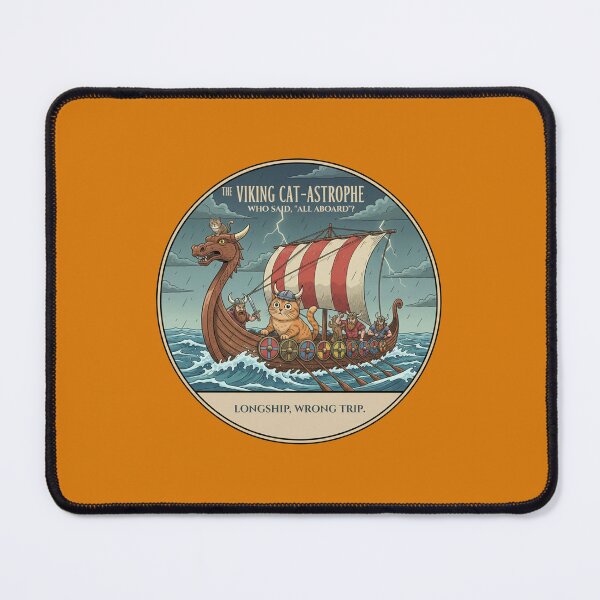 Item preview, The Viking Cat-Astrophe: Longship, Wrong Trip designed and sold by codex antique.