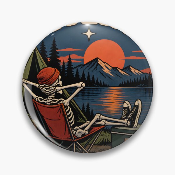 Item preview, Offline Skeleton Camping designed and sold by Peac7e.