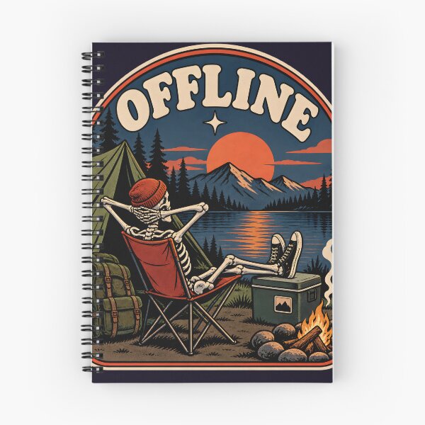 Item preview, Offline Skeleton Camping designed and sold by Peac7e.