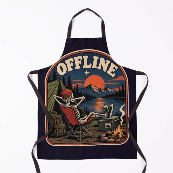 Item preview, Offline Skeleton Camping designed and sold by Peac7e.