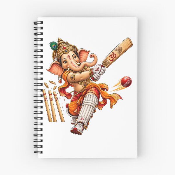 Item preview, Ganesha Cricket Indian Symbol | Spiritual Meditation Design designed and sold by Cool Robot Bro..