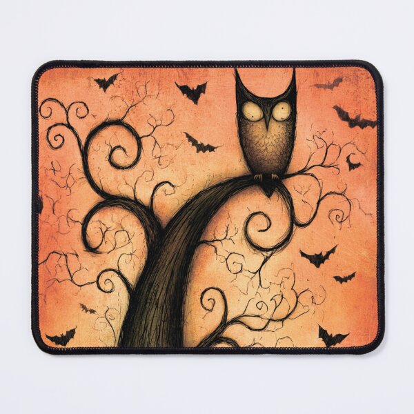 Item preview, Owl in a tree. Halloween. designed and sold by MagelliShop.