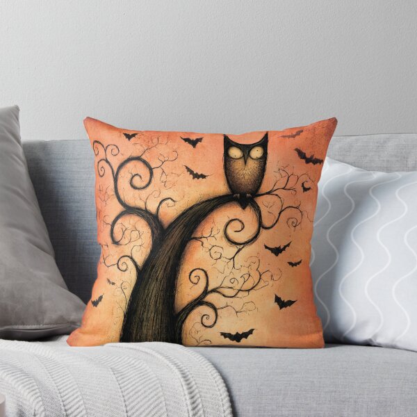 Item preview, Owl in a tree. Halloween. designed and sold by MagelliShop.