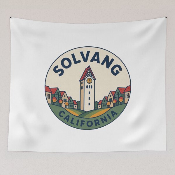 Item preview, Solvang California: Danish Clock Tower designed and sold by CircinusStore.