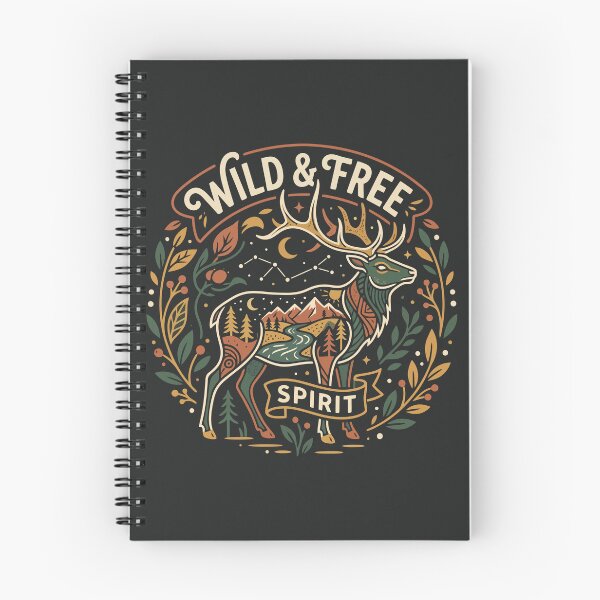 Item preview, Wild And Free Spirit Majestic Stag Mountain Landscape designed and sold by Amir Faysal.