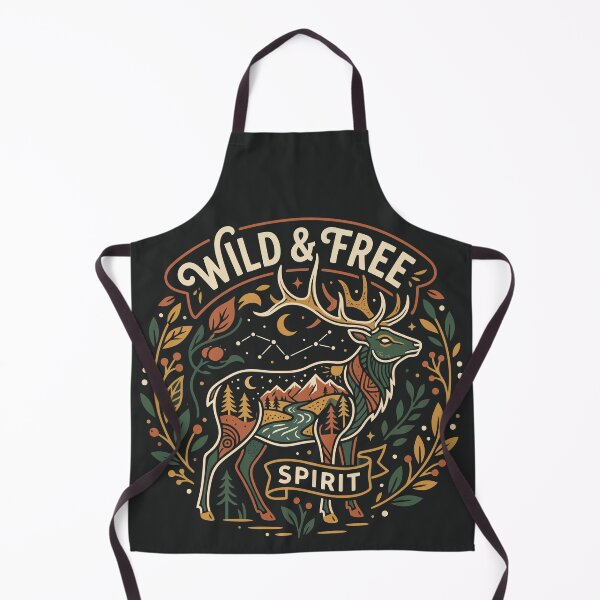 Item preview, Wild And Free Spirit Majestic Stag Mountain Landscape designed and sold by Amir Faysal.