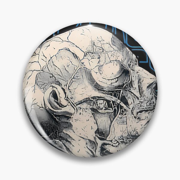 Item preview, Carcass Necro Head Woven Patch #11 designed and sold by MysticGothics.