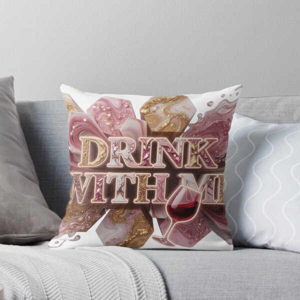 Item preview, Striking DRINK WITH ME designed and sold by dazzlemakers.