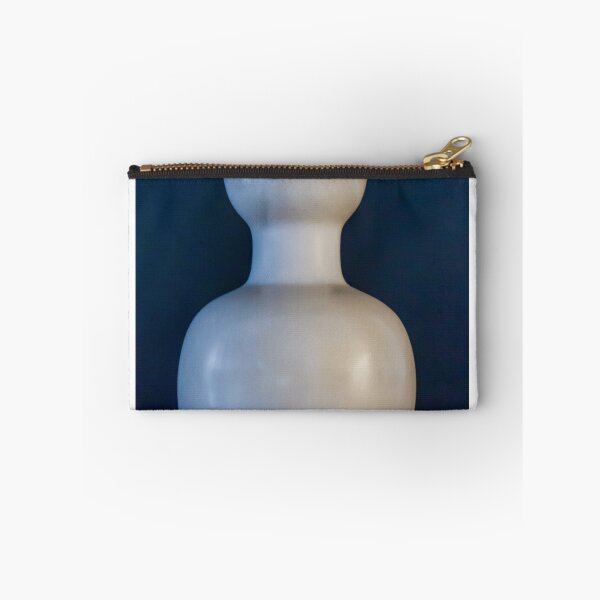 Item preview, White Ceramic Vase: Minimal Modern Home Decor Interior Still Life Design Object on Dark Background designed and sold by Nmallia.