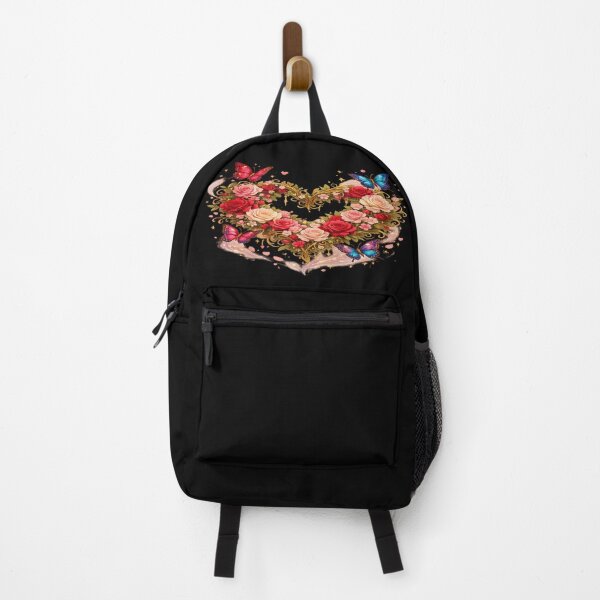 Item preview, Floral Butterfly Heart – Romantic Garden of Love designed and sold by TroviTutto.