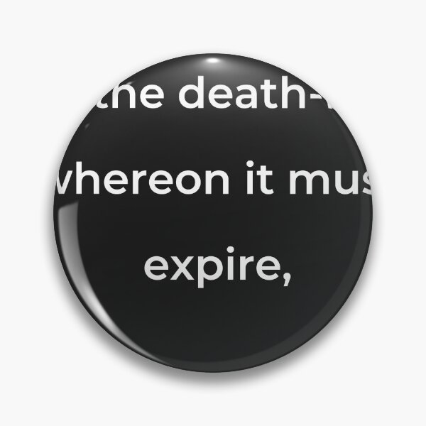 Item preview, “As the death-bed whereon it must expire,” - print white designed and sold by ariksworld.