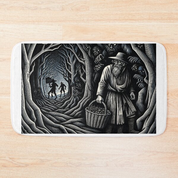 Item preview, Haunted Forest Witch Folk Horror designed and sold by NiloStudio.