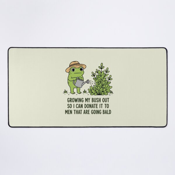 Item preview, Growing My Bush Out Funny Frog designed and sold by haloochichi.