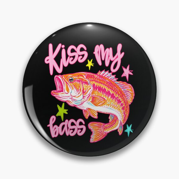 Item preview, Preppy Kiss My Bass Fish designed and sold by milomatchart.