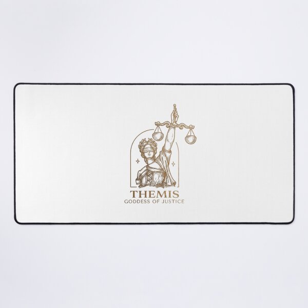 Item preview, Themis Goddess of Justice - Golden Vintage Line Art designed and sold by Shopeon Designs.