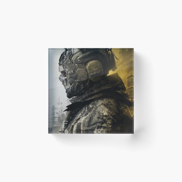 Item preview, COD MW4 Ghost Operator Profile Art (Landscape) designed and sold by Sellcooldesigns.