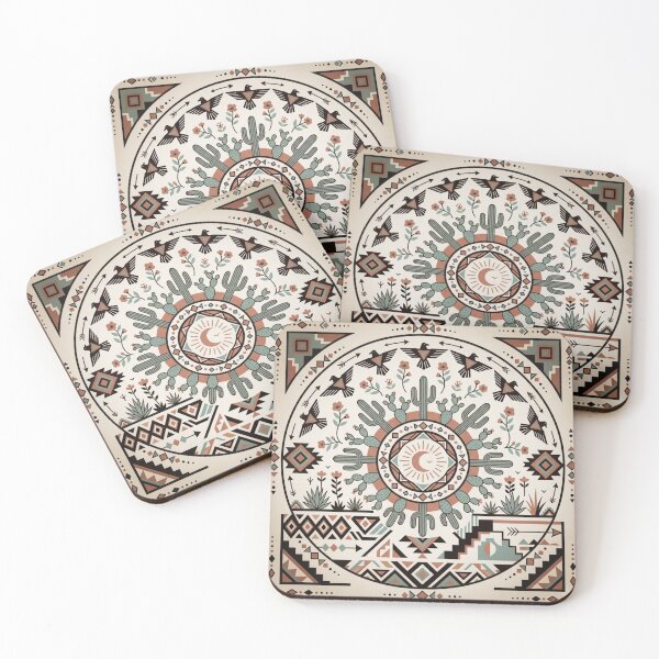 Item preview, Southwestern Tribal Mandala (vintage) designed and sold by WeaveSphere.