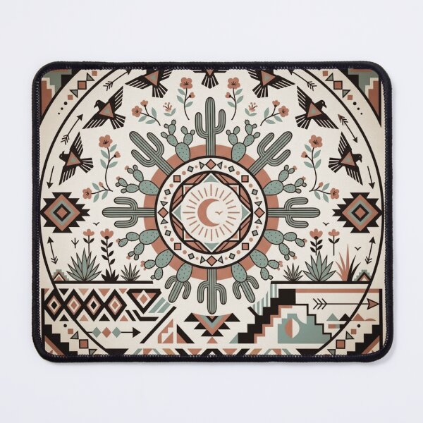 Item preview, Southwestern Tribal Mandala (vintage) designed and sold by WeaveSphere.