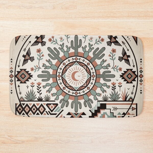 Item preview, Southwestern Tribal Mandala (vintage) designed and sold by WeaveSphere.