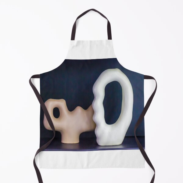 Item preview, White Ceramic Vase: Minimal Modern Home Decor Interior Still Life Design Object on Dark Background designed and sold by Nmallia.
