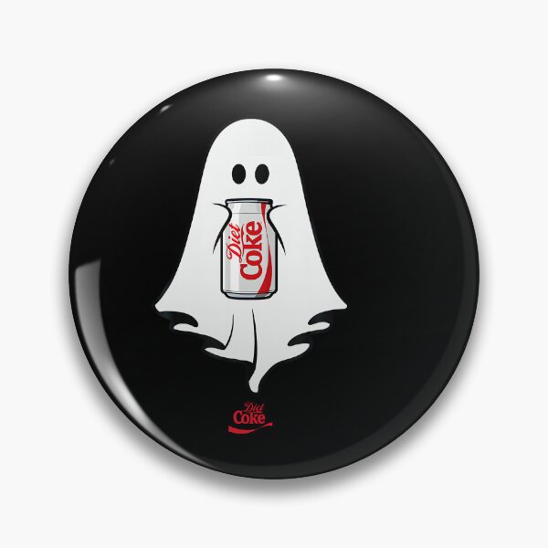 Item preview, Diet Coke Halloween Ghost Coca Cola Fan Spooky Treat designed and sold by Khescoiu.