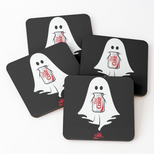 Item preview, Diet Coke Halloween Ghost Coca Cola Fan Spooky Treat designed and sold by Khescoiu.