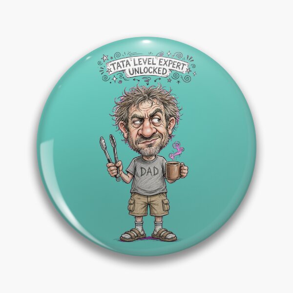 Item preview, Funny Tata Expert Dad Caricature designed and sold by puzzell.