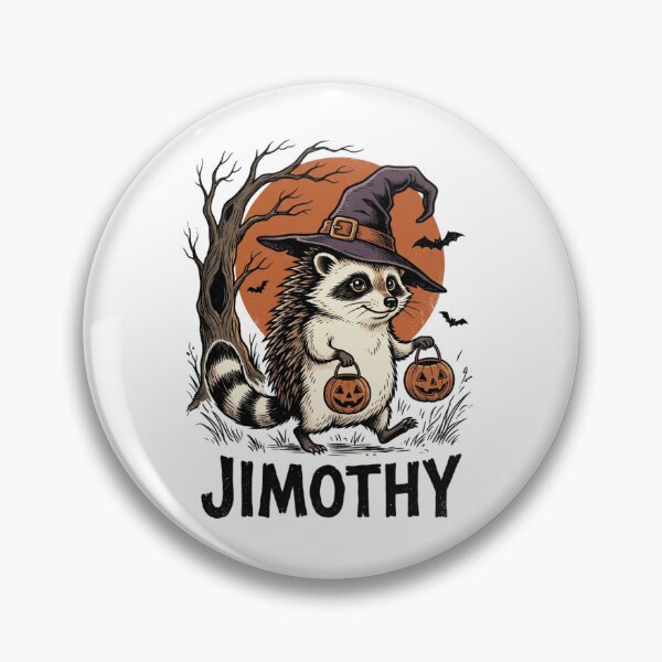 Item preview, Spooky Cute Halloween Jimothy Raccoon Witch Under the Full Moon Pumpkin designed and sold by SOUFIANE1991.