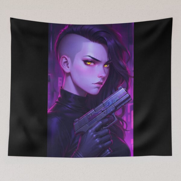 Item preview, Badass Cyberpunk Assassin designed and sold by abanoubnabil.