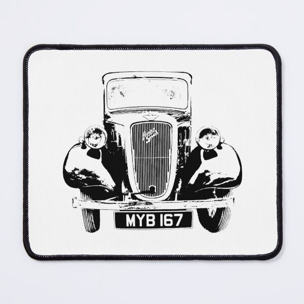 Item preview, Austin Big Seven vintage British classic car black designed and sold by soitwouldseem.