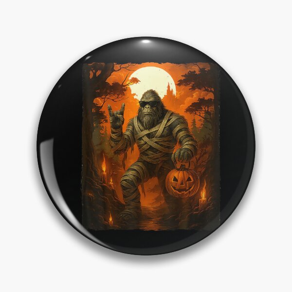 Item preview, Funny Jack O Lantern Mummy Bigfoot Halloween Costume designed and sold by Khescoiu.