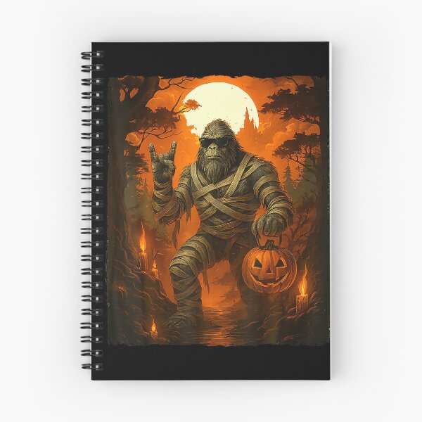 Item preview, Funny Jack O Lantern Mummy Bigfoot Halloween Costume designed and sold by Khescoiu.