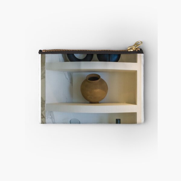 Item preview, Minimalist Shelving With Decorative Vases And Modern Home Decor Accents In Neutral Interior designed and sold by Nmallia.