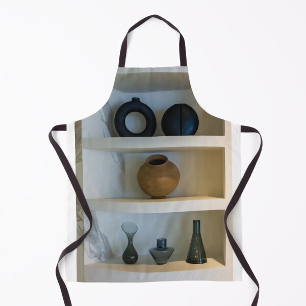 Item preview, Minimalist Shelving With Decorative Vases And Modern Home Decor Accents In Neutral Interior designed and sold by Nmallia.