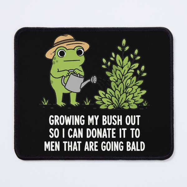 Item preview, Growing My Bush Out Funny Frog 2 designed and sold by haloochichi.